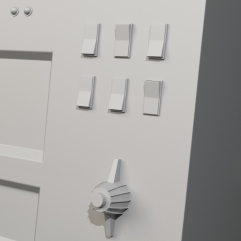 Bio Safety Cabinet Prototype knob details.